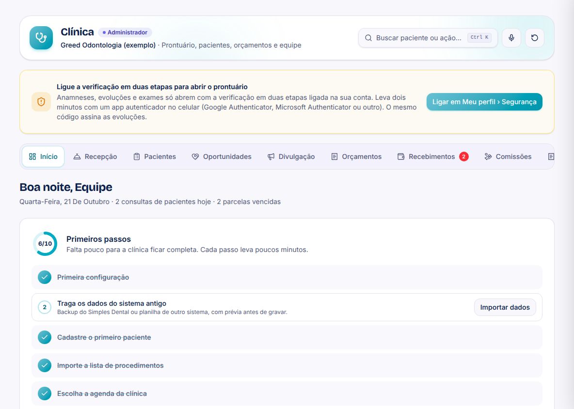 Agenda da clínica